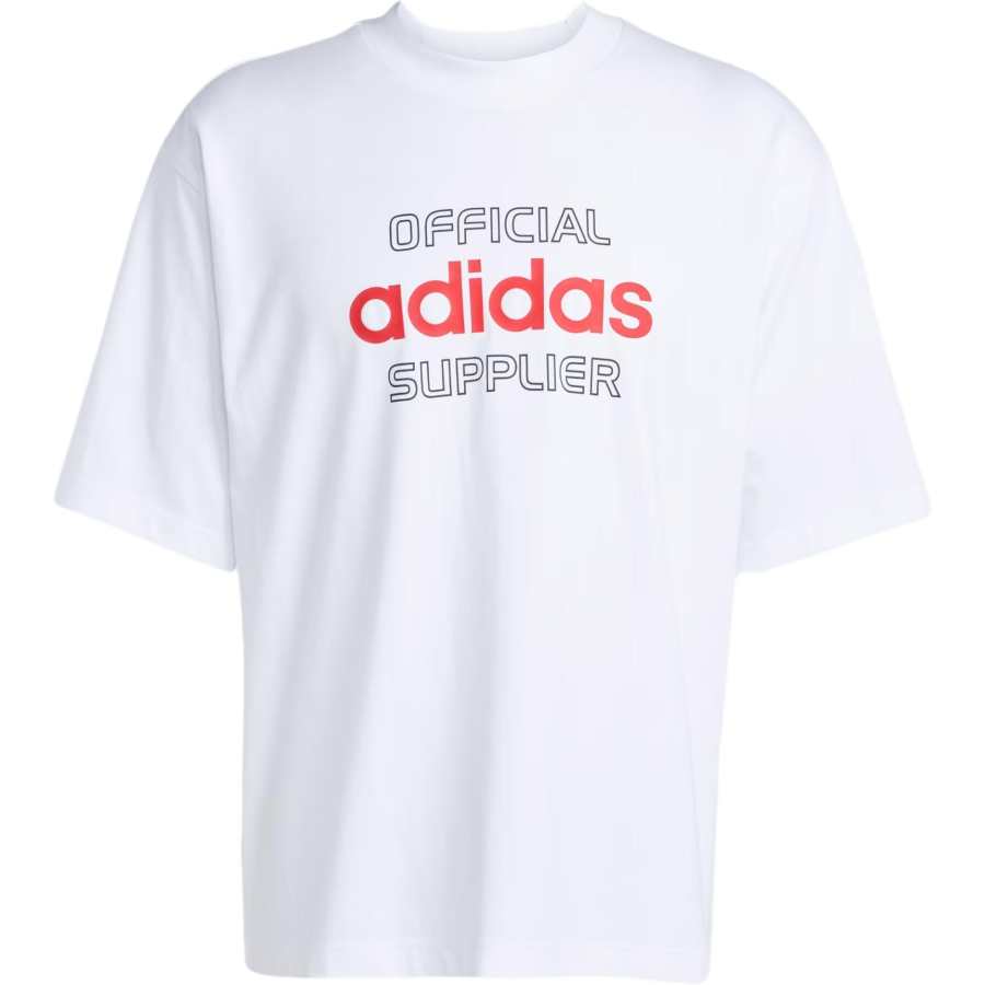 Adidas Adidas T Shirts Men's White Crew Neck