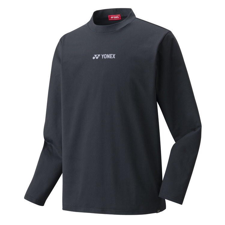 YONEX T Shirts Men's Black Crew Neck Moderate Straight Fit