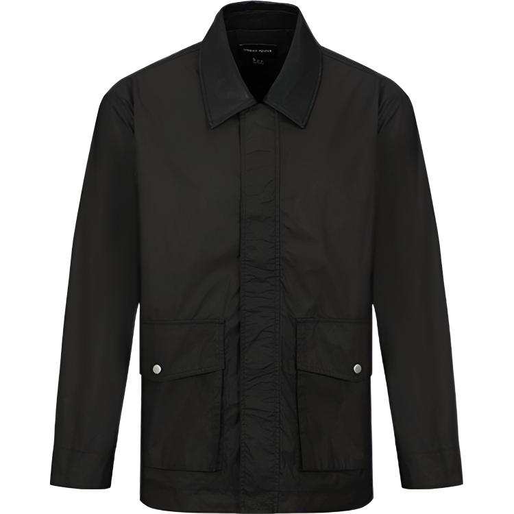 URBAN REVIVO Jackets Men's Dark Red Brown Lapel Moderate Other