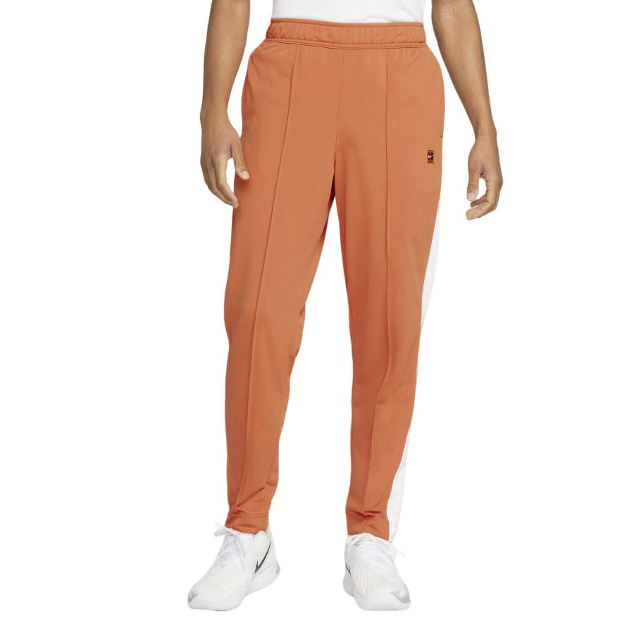 Nike Nike Court Knitted Sweatpants Men's Spicy Curry/White Moderate Cuffed Pants