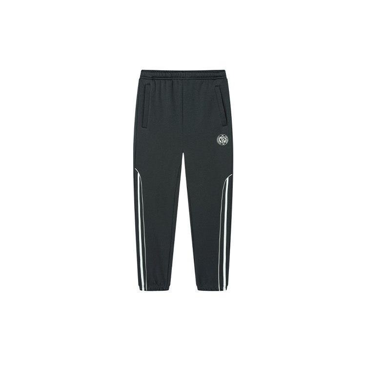 361° Knitted Sweatpants Men's Rock Coal Dark Gray Thickened Cuffed Pants