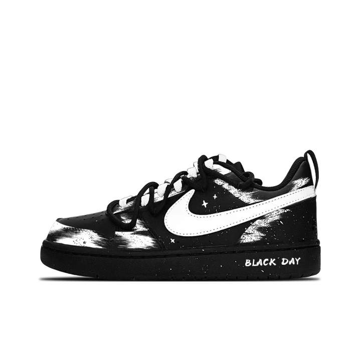 Nike Nike Court Borough Ink Night Starlight Leather Slip Resistant Abrasion Resistant Slip Resistant Abrasion Resistant
