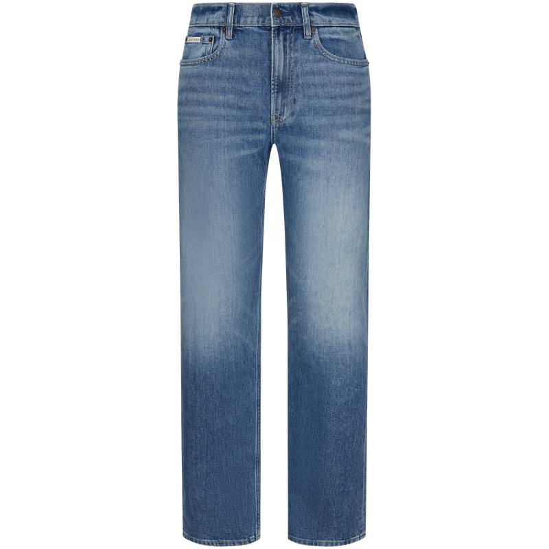 Calvin Klein Jeans Men's X3D Denim Light Blue Moderate Straight Fit Pants