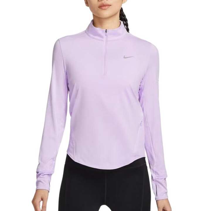 Nike Nike T Shirts Women's Light Purple Stand Collar Moderate