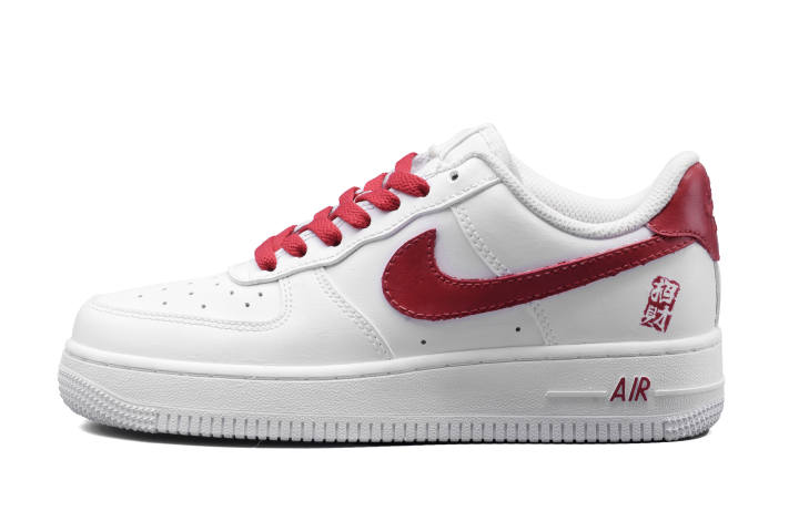 Nike Nike Air Force 1 Leather Cushioning Slip Resistant Cushioning Slip Resistant Low top Skateboard Shoes Unisex