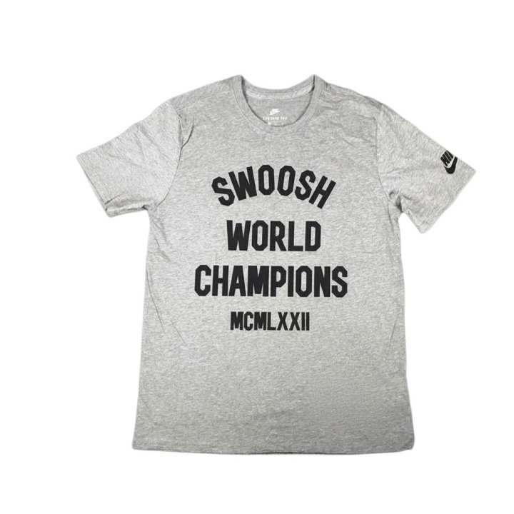 Nike Nike T Shirts Men's Gray Crew Neck