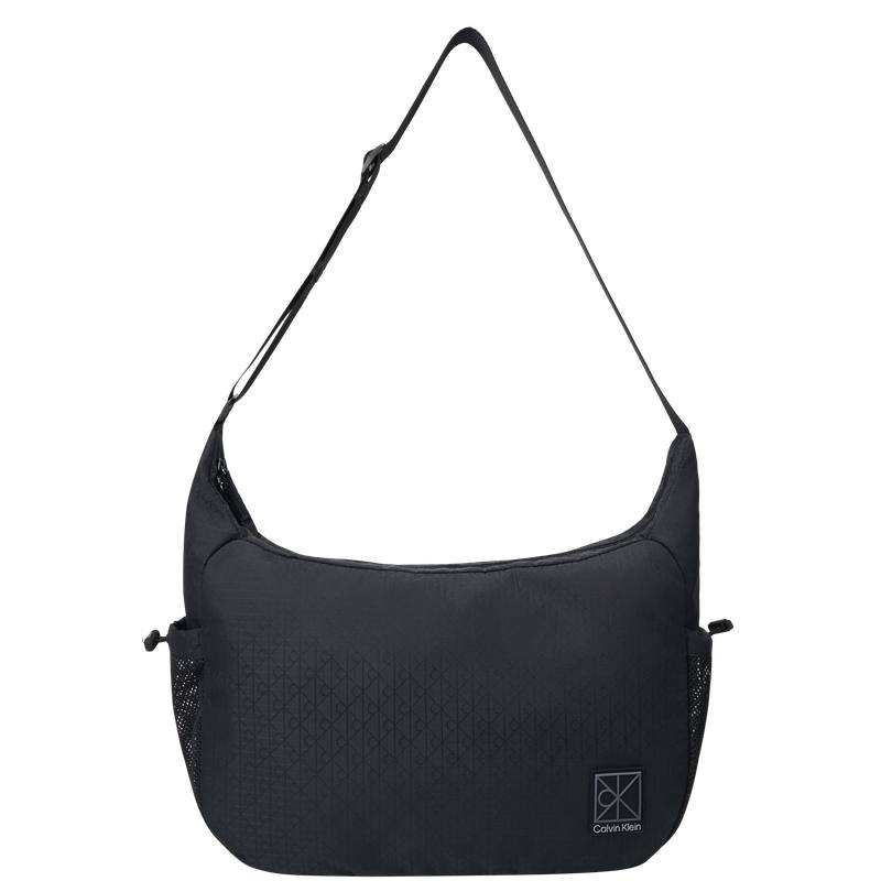 CALVIN KLEIN Fabric Shoulder Bag, Crossbody Bag Men's Space Black