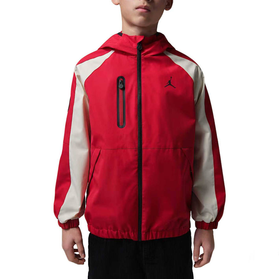 Jordan Jordan Jacket CNY New Year Edition, Color Block Fleece Lined Hooded Zippers Kids'