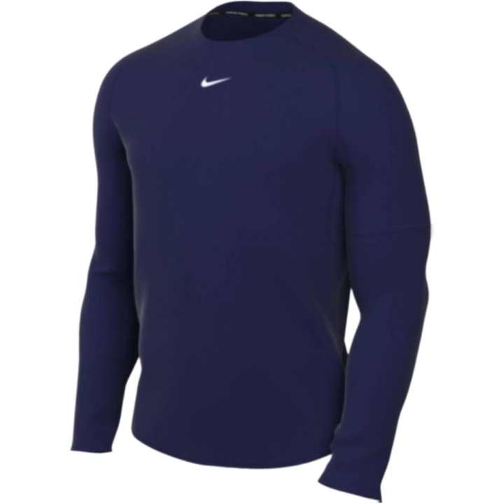 Nike Nike Dri Fit T Shirts Men's Dark Blue Crew Neck