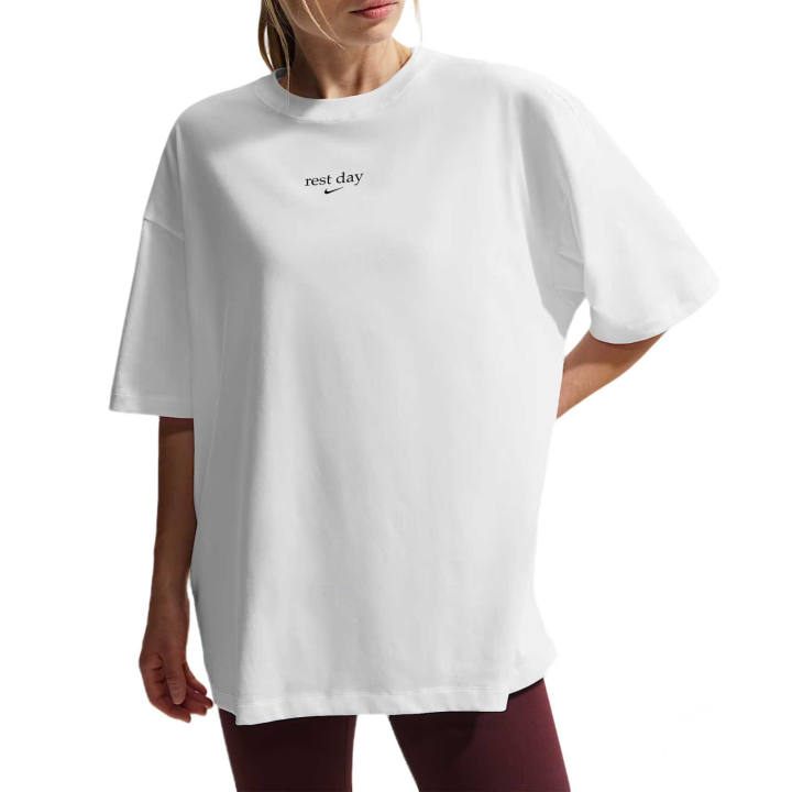 Nike Nike Dri Fit Drop Shoulder Sleeve T Shirt Women's