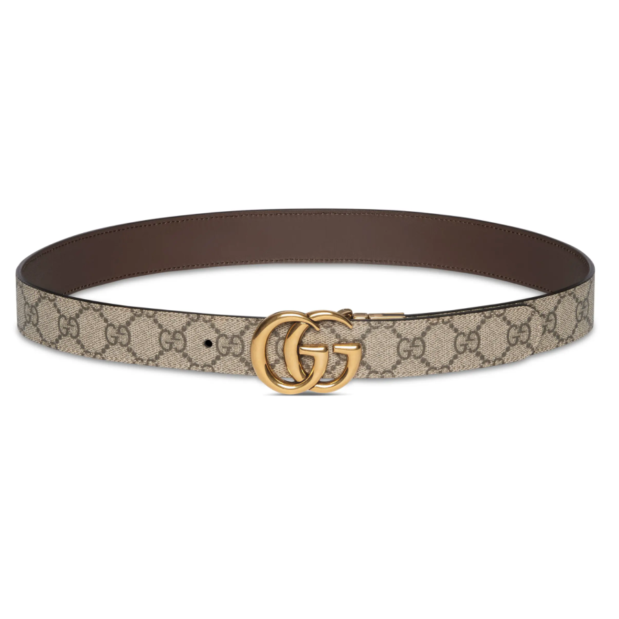 GUCCI GUCCI Jacquard Reversible Buckle Belt