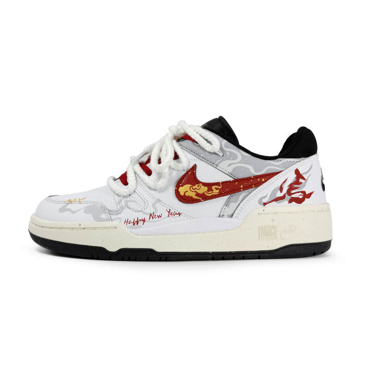 Nike Nike Full Force Polyamide Year Coverage Cushioning Balance Low top Skateboard Shoes Unisex