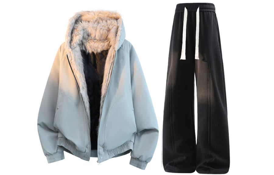X1617 Casual Sportswear Unisex Hooded Thickened