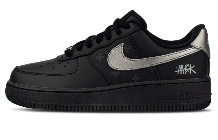 Nike Nike Leather Coverage Low top Skateboard Shoes Unisex Black