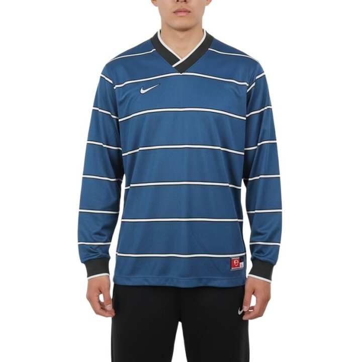 Nike Nike Dri Fit T Shirts Men's Blue V Neck Moderate