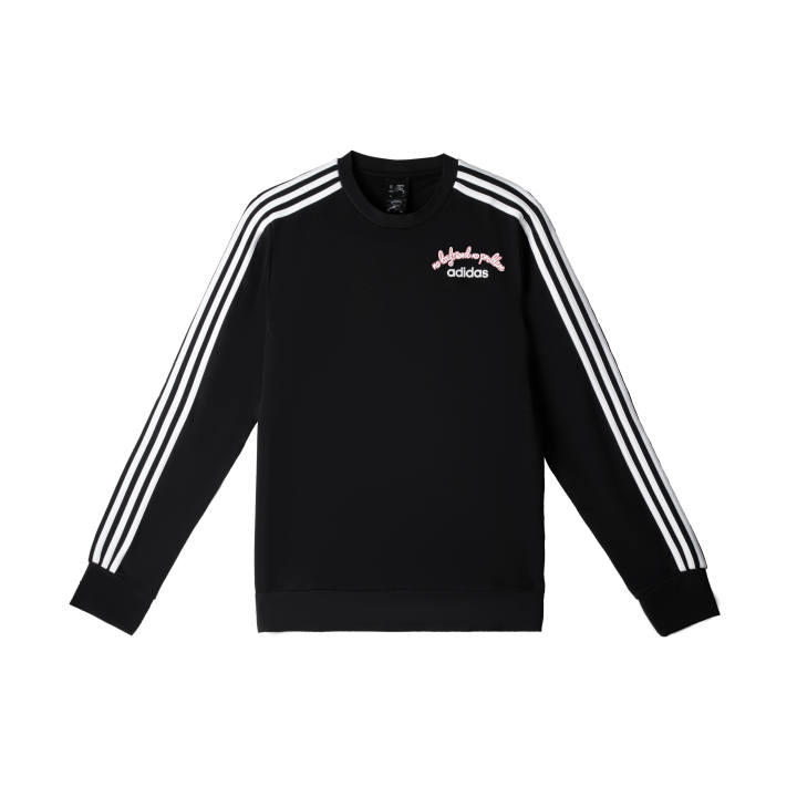 Adidas Adidas Sweatshirts Men's Black Crew Neck Moderate Regular