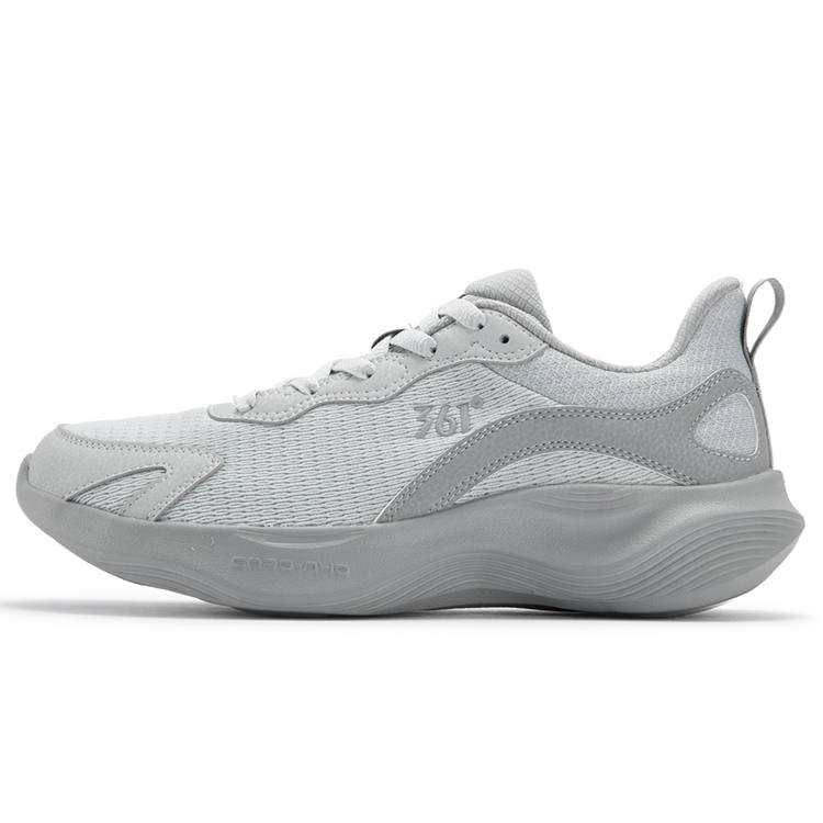 361° Cushioning, Wear Resistant Low top Casual Running Shoes Men's Recycling Gray