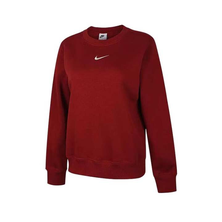 Nike Nike Sweatshirts Women's Red Crew Neck Moderate Regular