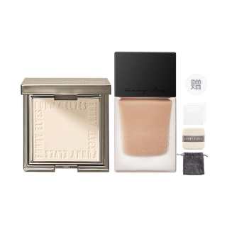 FUNNY ELVES Soft Focus Honey Powder Foundation Combination Makeup Sets