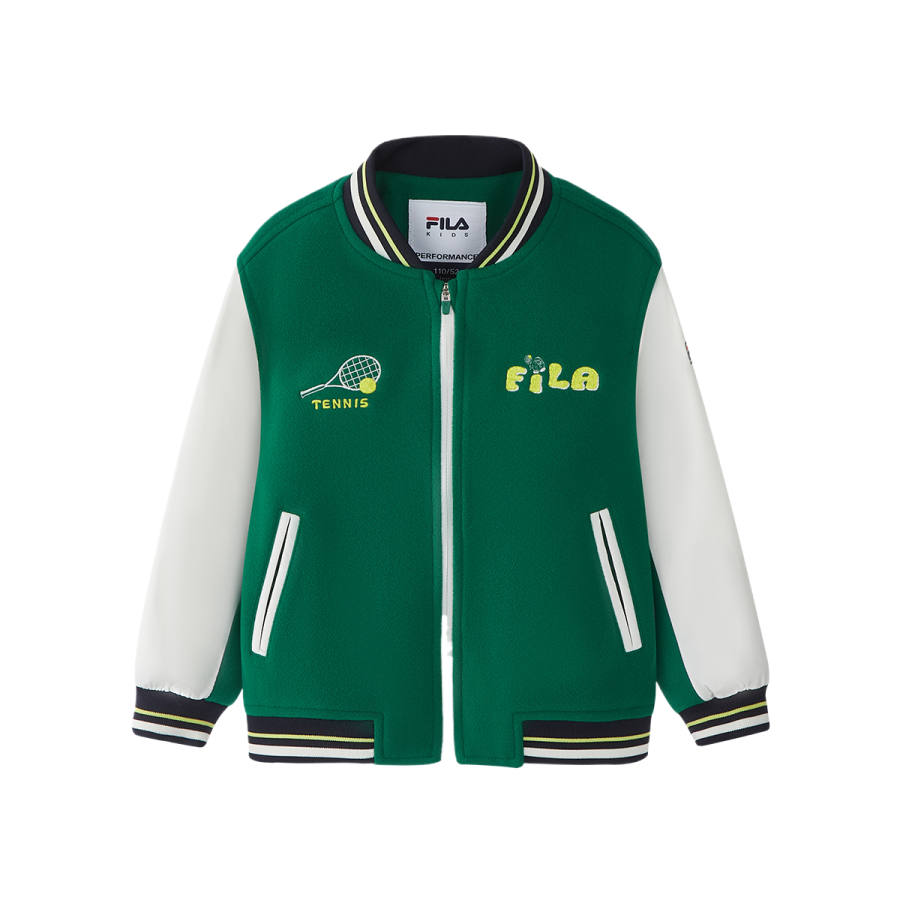 FILA KIDS Jacket Dark Scallion Green Children Aged 3 7 Years Old