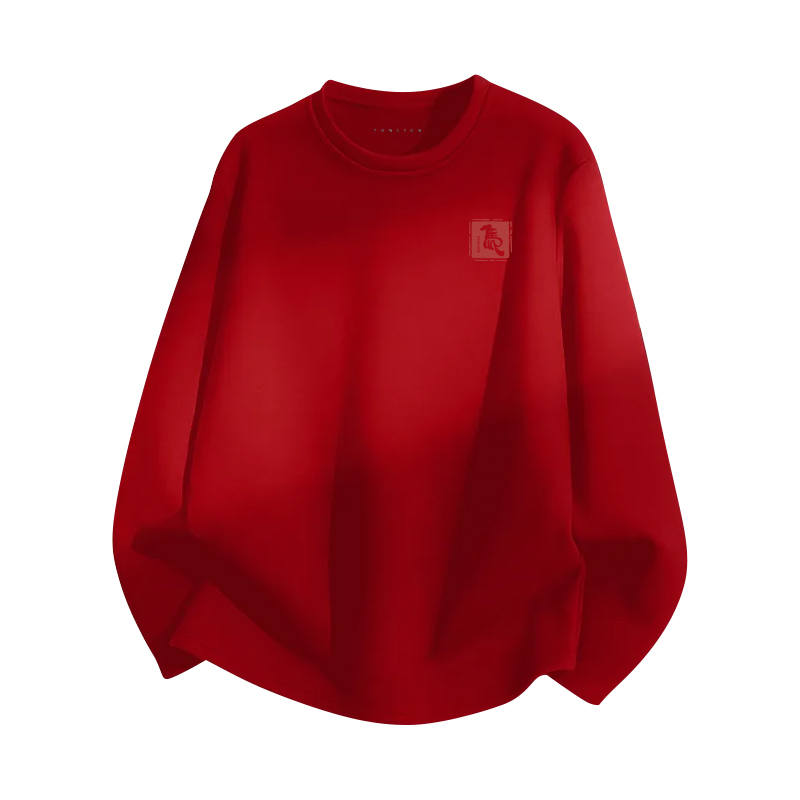 Tonlion T Shirts Unisex Crew Neck Thickened Straight Fit
