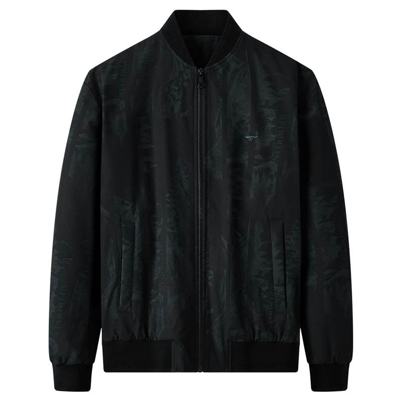 SEPTWOLVES SEPTWOLVES Jackets Men's Black Baseball Collar Moderate Other