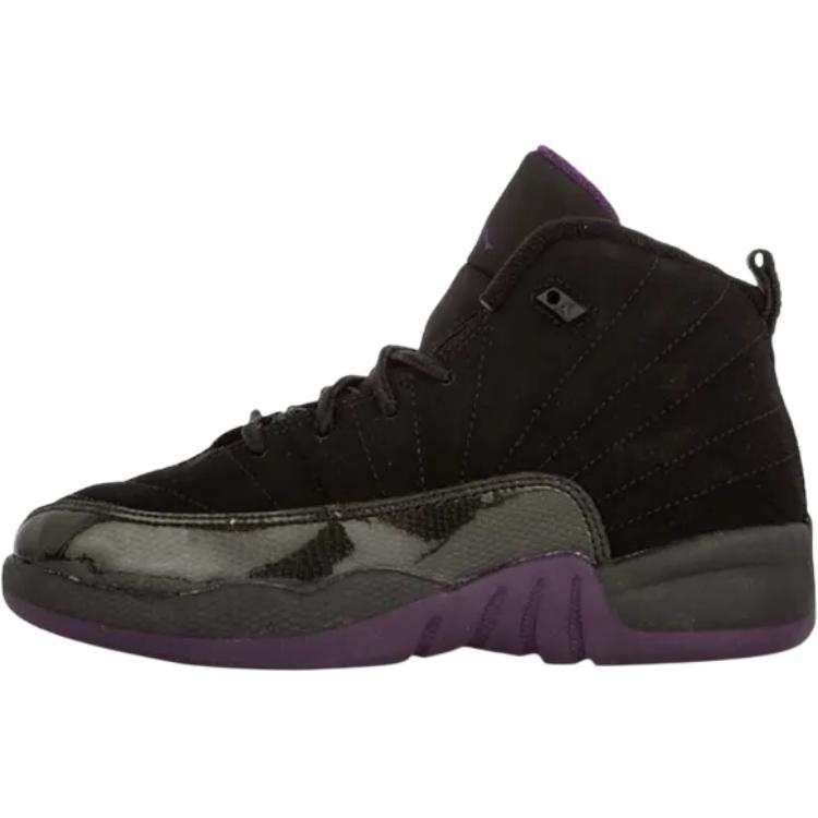 Jordan Jordan Air Jordan 12 Mid top Children's Basketball Shoes Black Kids'
