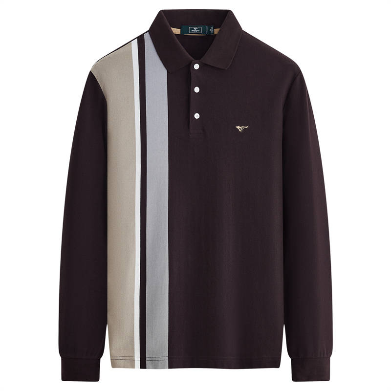 SEPTWOLVES Polo Shirts Men's 306 Brown Moderate