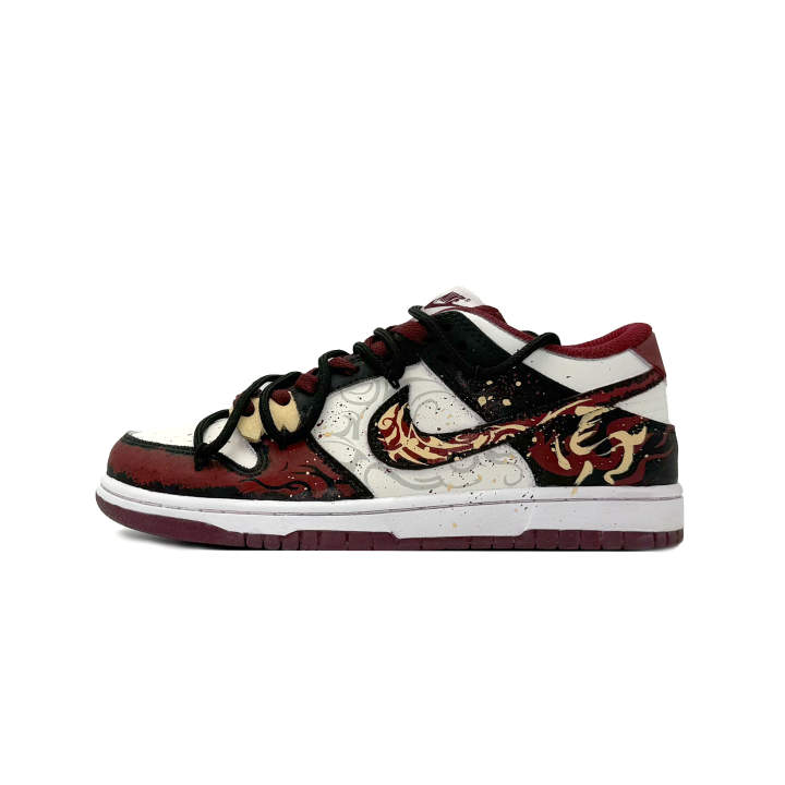 Nike Nike Dunk REDTRO Low top Skateboard Shoes Men's Red