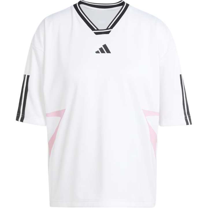 Adidas Adidas Boyfriend 3-Stripes Tiro V-neck T-shirt