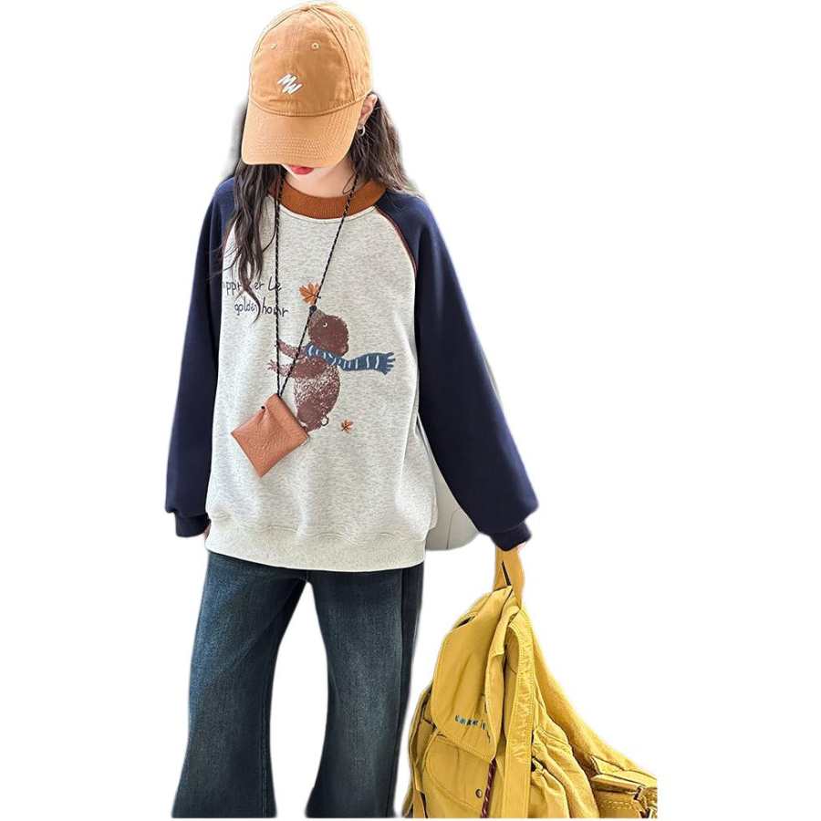 Lanza Lanza Kids Sweatshirts Crew Neck Thickened