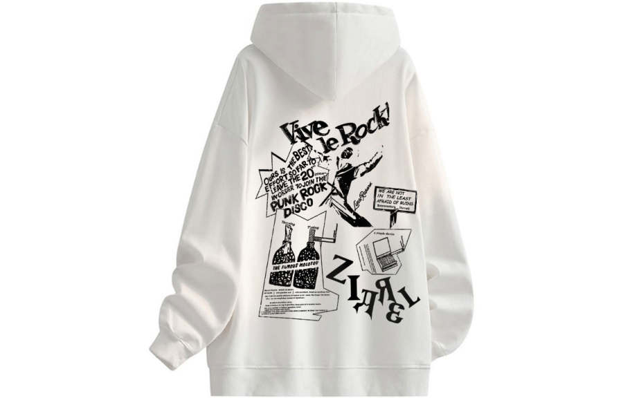ZIAREL Sweatshirts Unisex Hooded Moderate Heavyweight