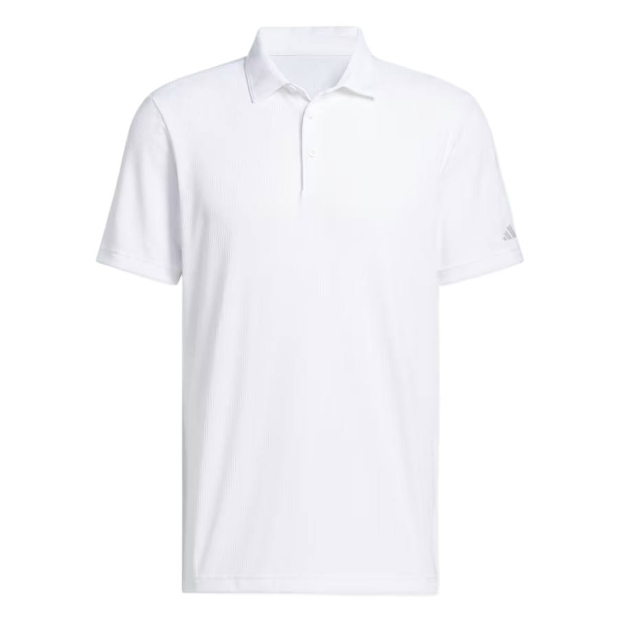 Adidas Adidas ULT Polo Shirts Men's White Polo Collar Moderate Straight Fit