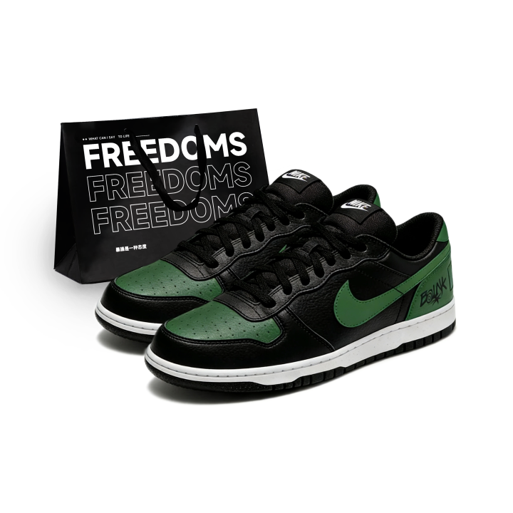 Nike Nike Big NIKE LOW Abrasion Resistant Breathable Abrasion Resistant Breathable Low top Skateboard Shoes Unisex