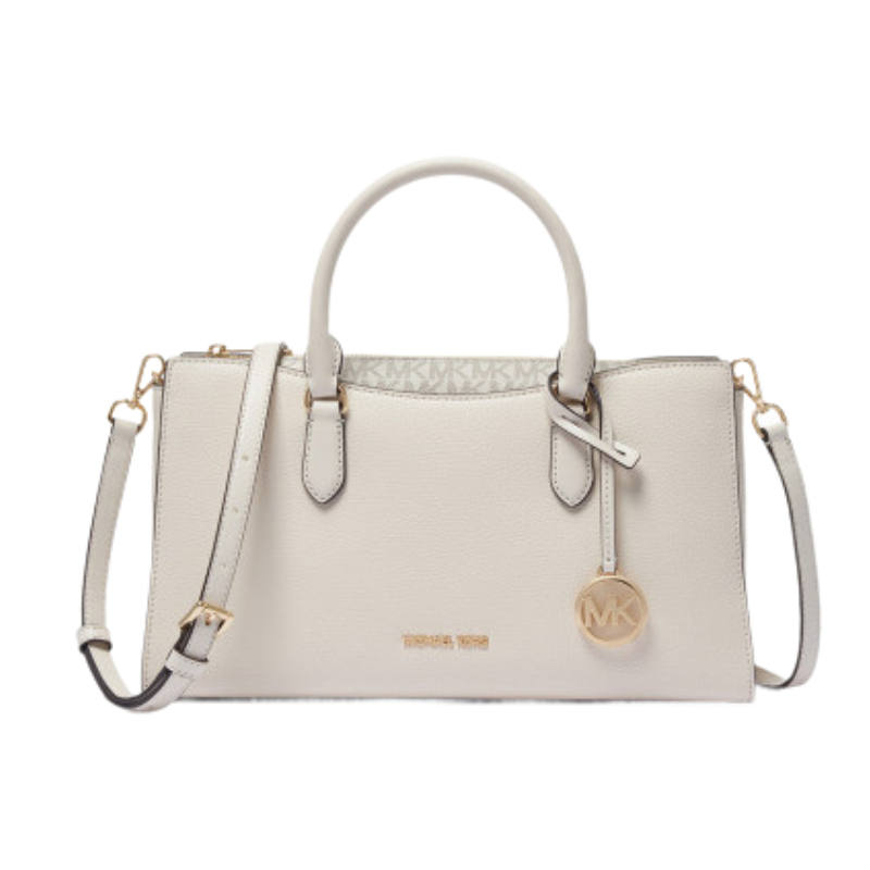 MICHAEL KORS Cow Leather Handbag Medium Women's Milk White