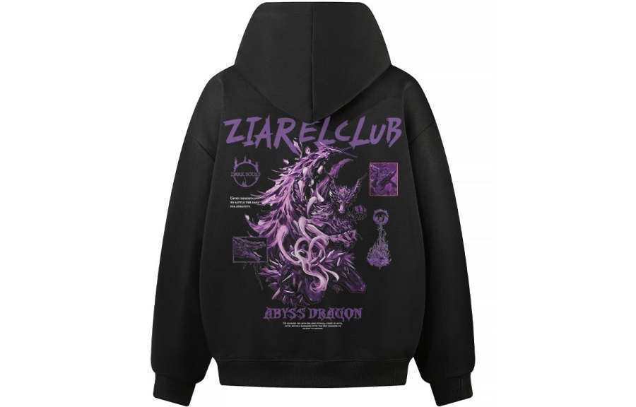 ZIAREL Sweatshirts Unisex Hooded Moderate Heavyweight