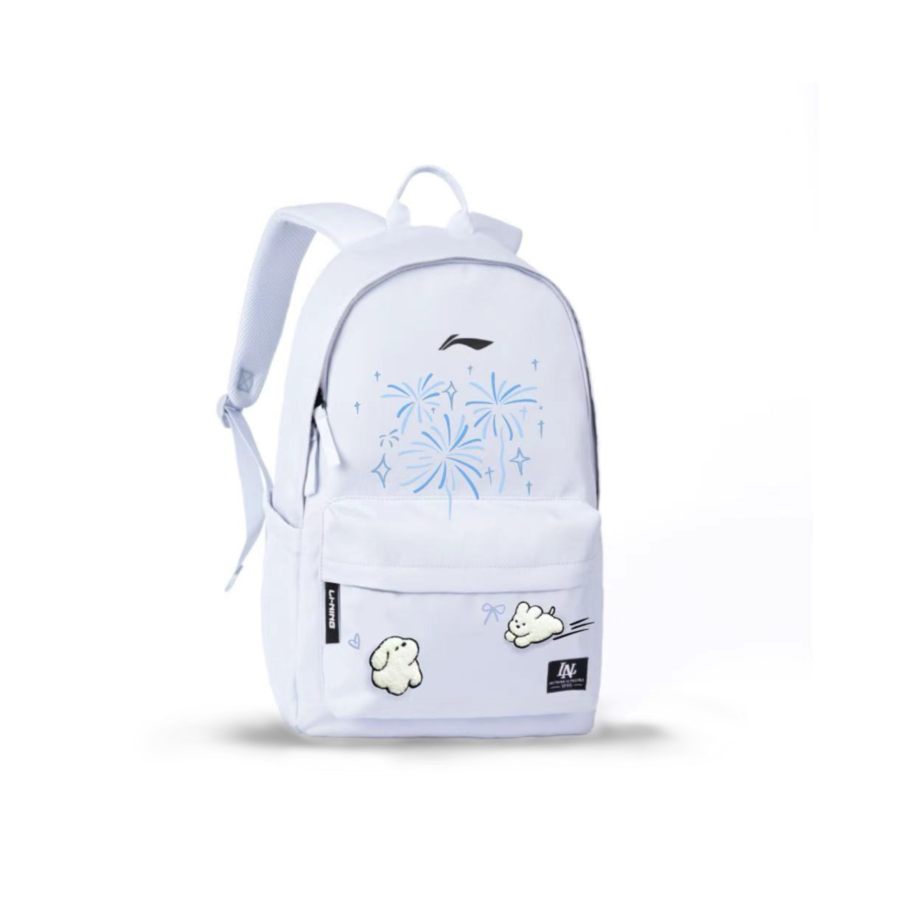 Li-Ning Li Ning Polyester Firework Puppy, Teenagers Backpack Regular Unisex Blue