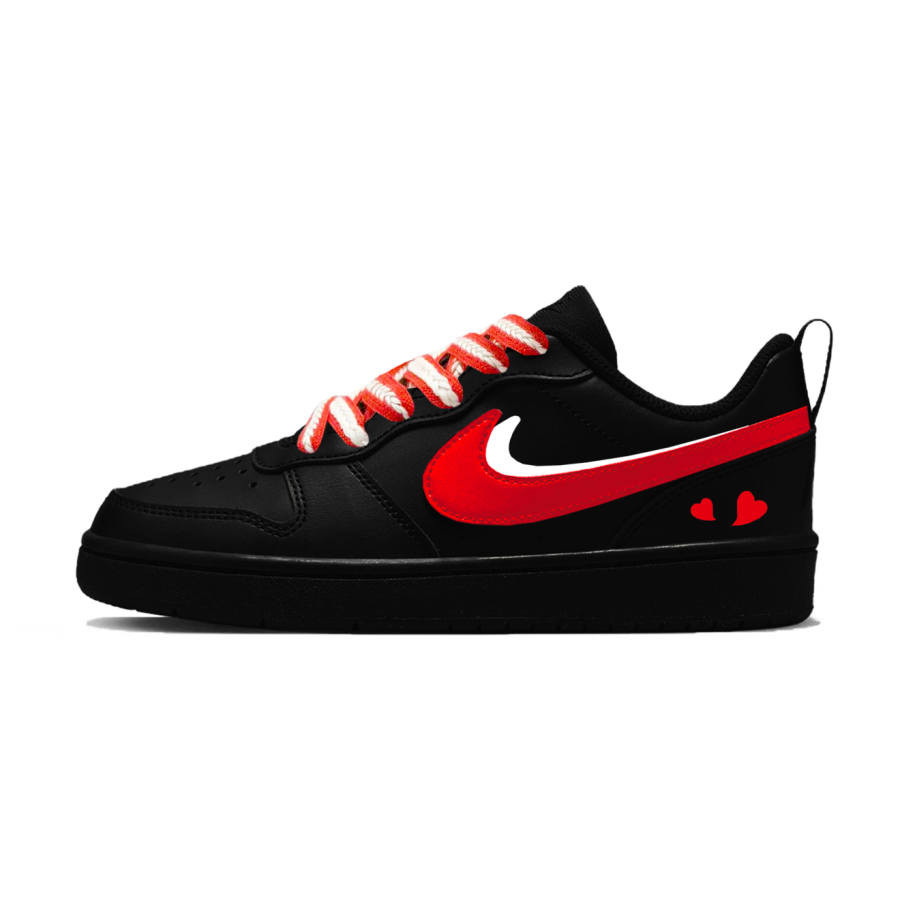Nike Nike Court Borough Heartbeat Dark Chocolate Abrasion Resistant Slip Resistant Abrasion Resistant Slip Resistant Low top