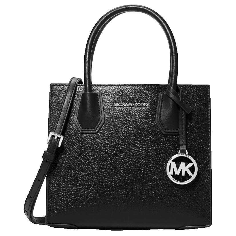 MICHAEL KORS PVC Crossbody Handbag Women's Black