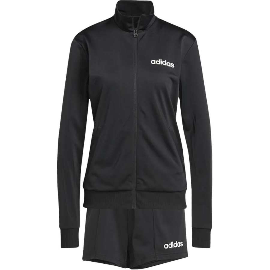 Adidas Adidas ESSENTIALS Casual Suits Women's Set Black Moderate