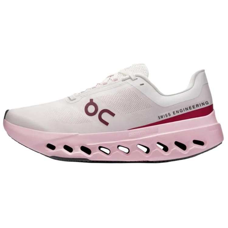 On Cloudsurfer Next Breathable Rebound Training Running Shoes Women's Pink White