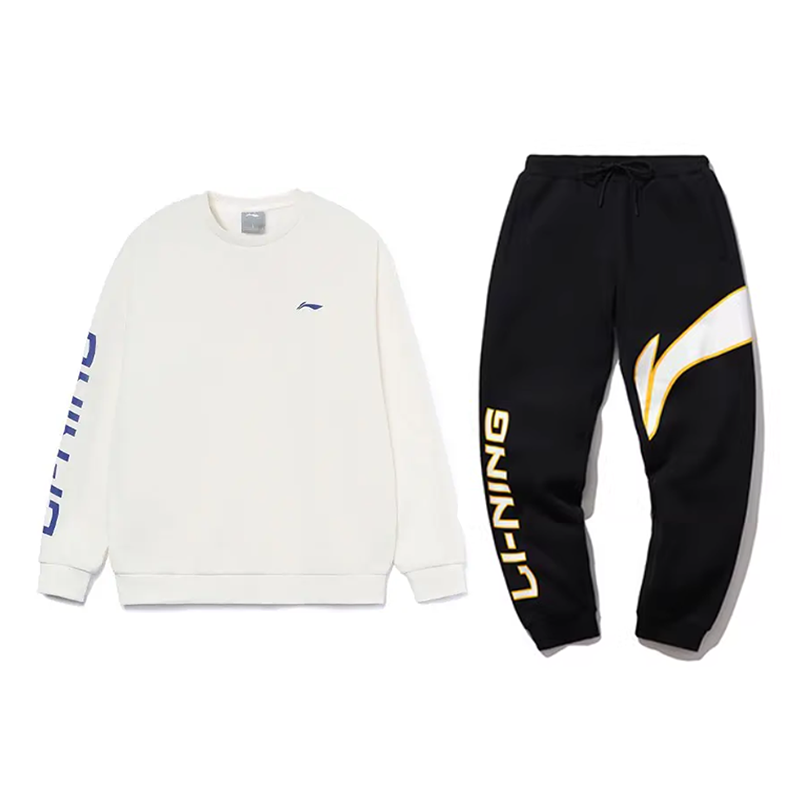 Li-Ning Li Ning Casual Sportswear Unisex Ivory/Blue