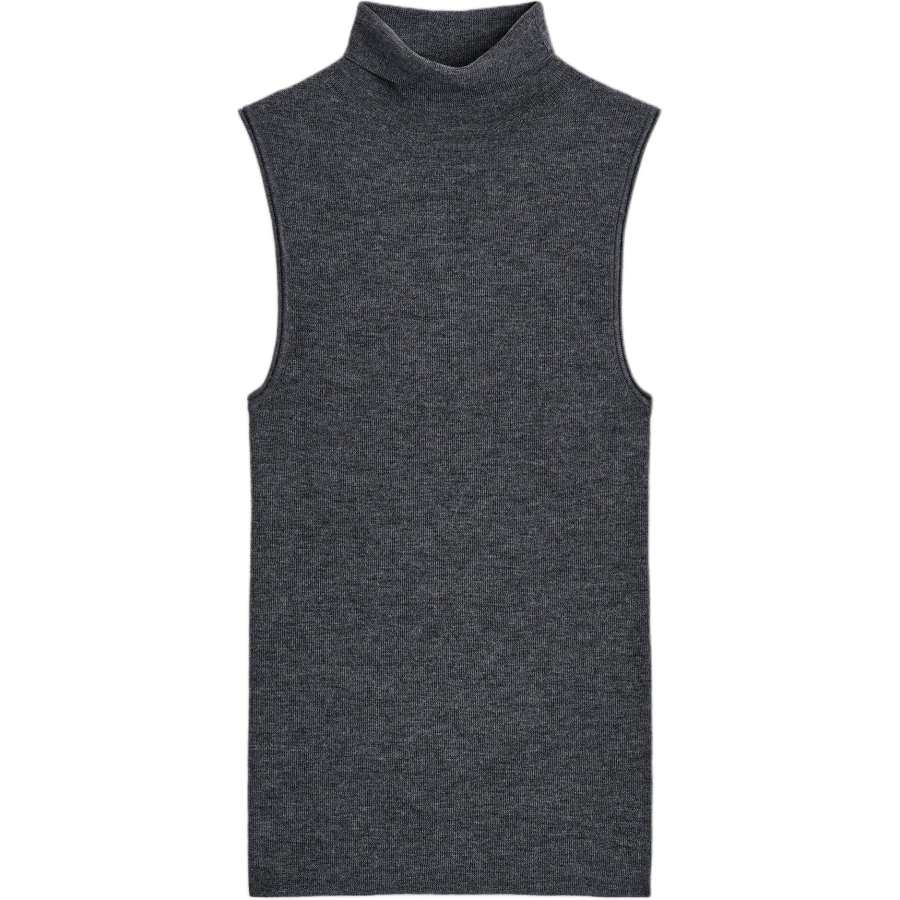 COS Tank Tops Women's Gray Turtleneck Other