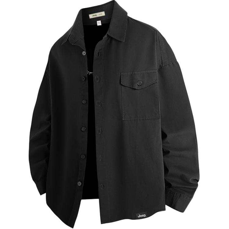 Jeep Jeep Shirts Unisex Lapel Moderate Workwear