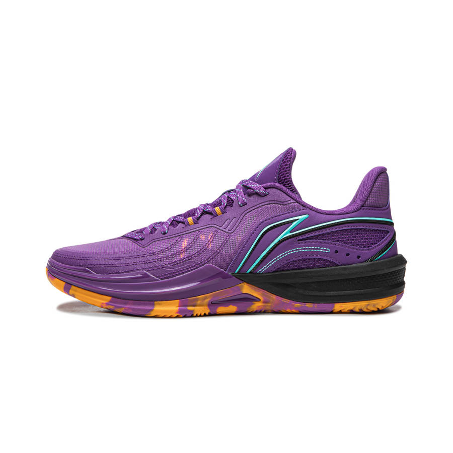 Li-Ning Li Ning Assassin's Creed 2V2 Low top Performance Basketball Shoes Men's Plum Purple