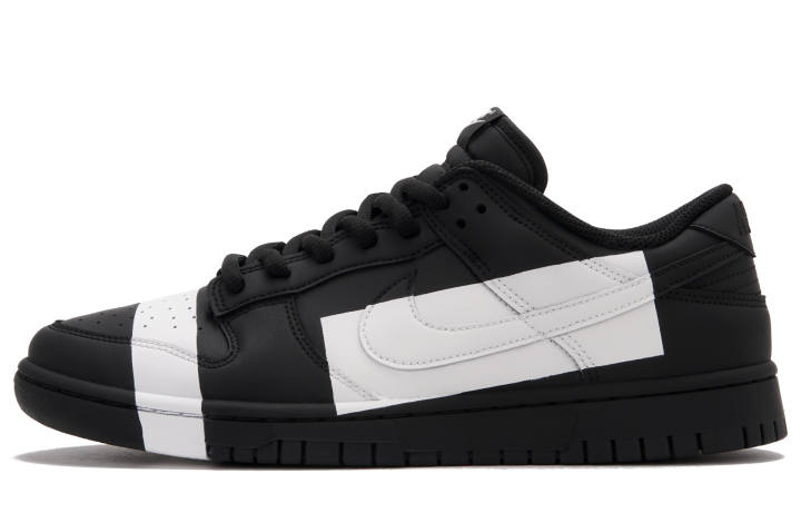 Nike Nike Dunk Pixel H Abrasion Resistant Low top Skateboard Shoes Unisex Black White