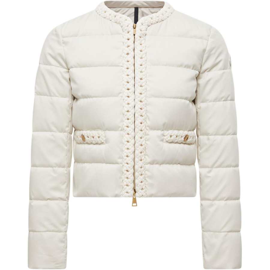Moncler Moncler quilted-trimmed down jacket