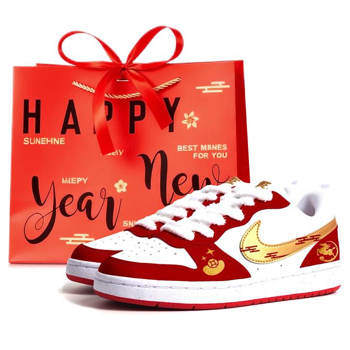 Nike Nike Court Borough Golden Luck Pony, Gabee Manufacturing Leather Support Abrasion Resistant And Slip Resistant Low top