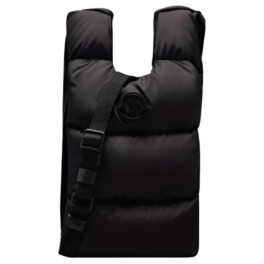 Moncler Polyamide Nylon Shoulder Bag, Crossbody Bag, Handbag Women's Black