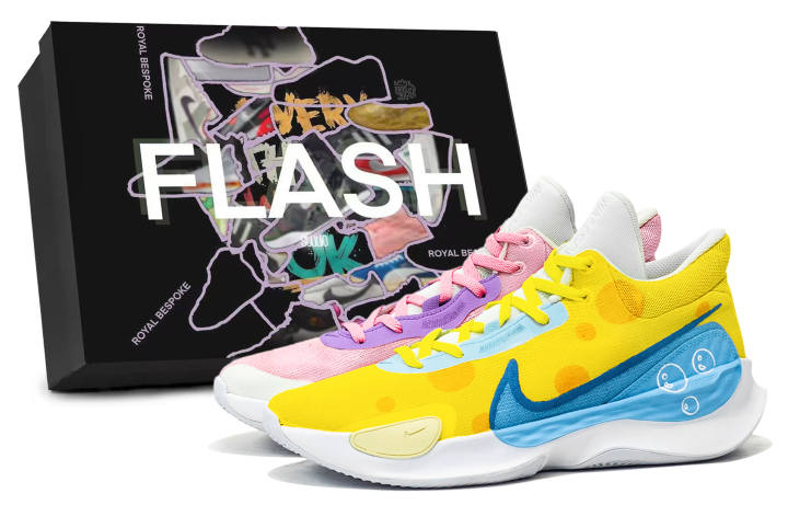 Nike Nike Renew Elevate 3 Yellow Blue Racing, Box Included Fabric Abrasion Resistant Slip Resistant